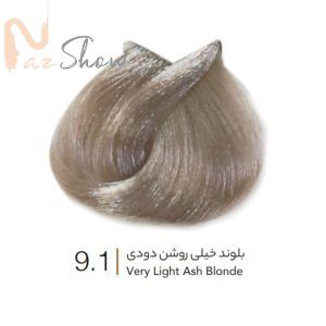 رنگ موی بلوند خیلی روشن دودی وینکور