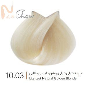 رنگ موی خیلی خیلی روشن طبیعی طلایی وینکور