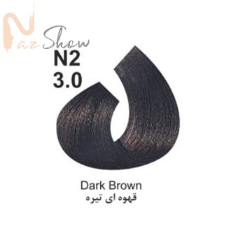 رنگ موی قهوه ای تیره کاترومر شماره 3.0 N2