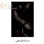 رنگ مو سیاه طبیعی کیت زی فام شماره 1