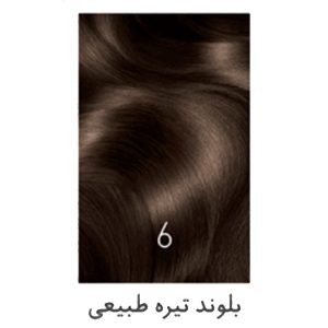 رنگ موی بلوند تیره طبیعی کیت زی فام شماره 6