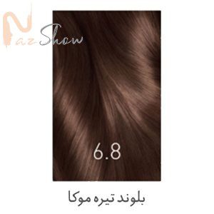 رنگ موی بلوند تیره موکا کیت زی فام شماره 6.8