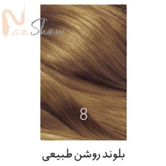 رنگ موی بلوند روشن طبیعی کیت زی فام شماره 8