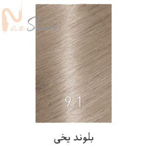 رنگ موی بلوند یخی کیت زی فام شماره9.1