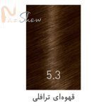 رنگ موی قهوه ای ترافلی کیت زی فام شماره 5.3
