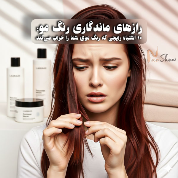 رازهای ماندگاری رنگ مو: ۱۰ اشتباه رایجی که رنگ موی شما را خراب می‌کند