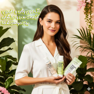 رنگ موی وگان و طبیعی: آینده‌ای سبز و درخشان برای موهای شما