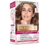 رنگ ‌موی شماره 7.1 لورال loreal رنگ بلوطی دودی سری Excellence