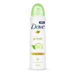 اسپری زنانه داو مدل Go fresh با رایحه چای سبز و خیار حجم 250 میلی لیتر