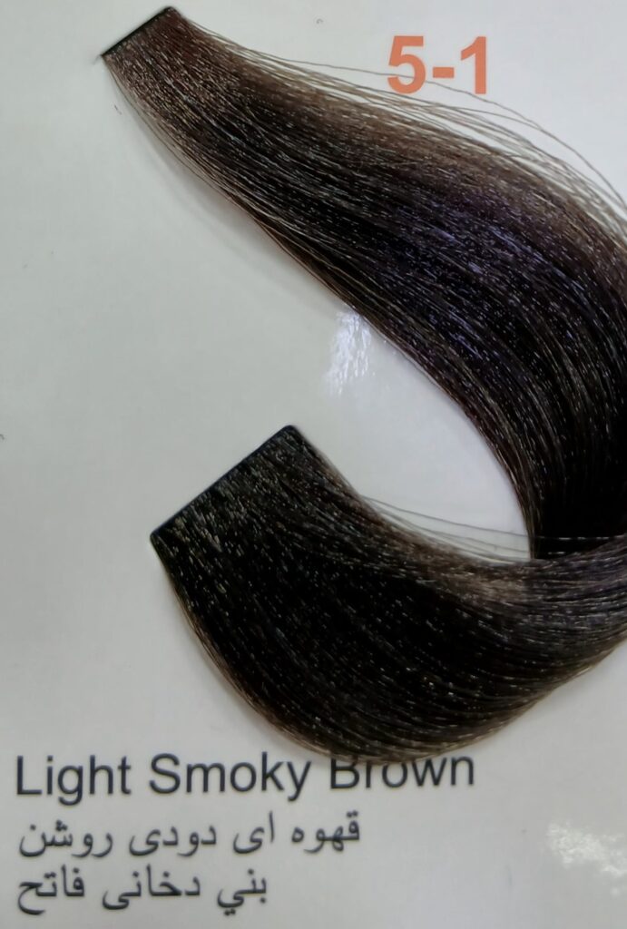 رنگ موی شماره5/1 قهوه ای دودی روشن پیگو