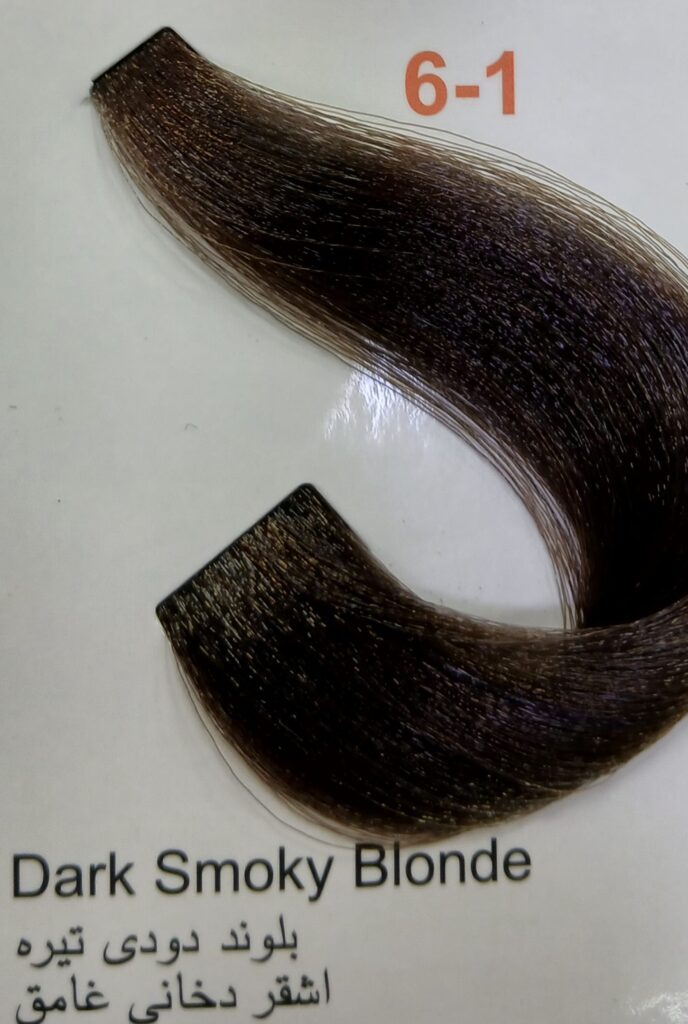 رنگ موی شماره6/1 بلوند دودی تیره پیگو