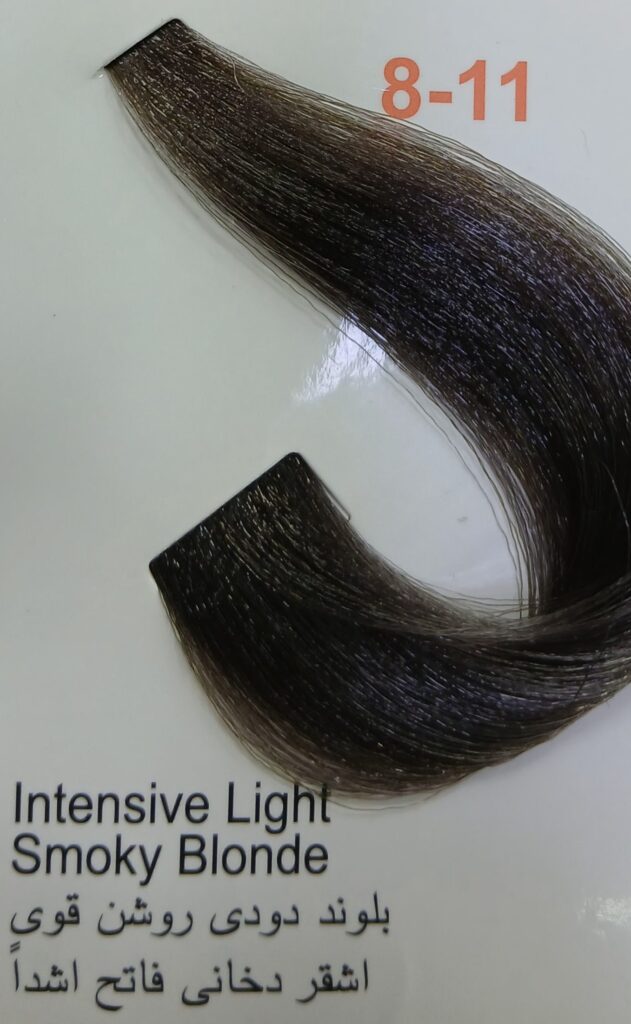 رنگ موی شماره8/11 قهوه ای دودی متوسط پیگو