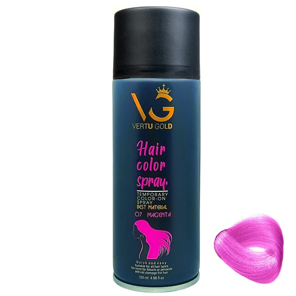 اسپری رنگ موی موقت صورتی ورتوگلد